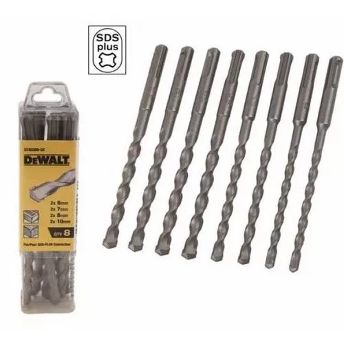 Set Di 8 Punte Per Trapano Sds Plus Dewalt Dt60300
